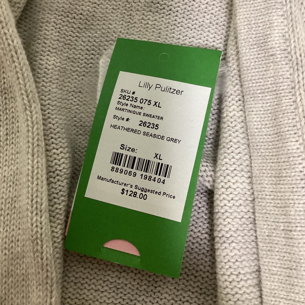 Lilly Pulitzer Martinique Sweater NWT Size XL